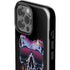 Liquid Blue Neon Skull with Glasses iPhone 15 Pro Max Impact Case
