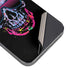 Liquid Blue Neon Skull with Glasses iPhone 14 Pro Max Skin