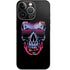 Liquid Blue Neon Skull with Glasses iPhone 14 Pro Skin