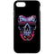 Liquid Blue Neon Skull with Glasses iPhone 7 Pro Case
