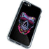 Liquid Blue Neon Skull with Glasses iPhone SE (2nd & 3rd Gen) Clear Case