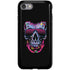 Liquid Blue Neon Skull with Glasses iPhone SE (2nd & 3rd Gen) Pro Case