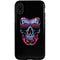 Liquid Blue Neon Skull with Glasses iPhone XR Pro Case