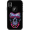 Liquid Blue Neon Skull with Glasses LifeProof Fre iPhone Skin