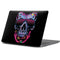 Liquid Blue Neon Skull with Glasses Apple MacBook Pro 13-inch Skin