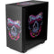 Liquid Blue Neon Skull with Glasses NZXT H510 Compact ATX Mid-Tower Case Skin