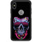 Liquid Blue Neon Skull with Glasses Otterbox Commuter iPhone Skin