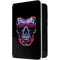 Liquid Blue Neon Skull with Glasses Surface Duo Skin