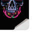 Liquid Blue Neon Skull with Glasses Surface Duo Skin