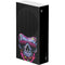 Liquid Blue Neon Skull with Glasses Xbox Series S Console Skin