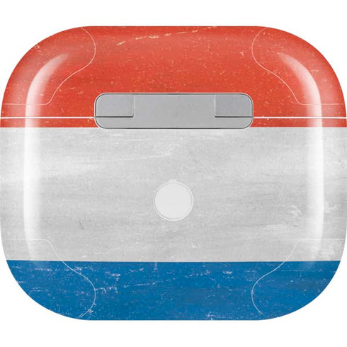 Netherlands Flag Distressed Apple AirPods (3rd Gen 2021) Skin