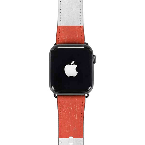 Netherlands Flag Distressed Apple Watch Band 42-44mm