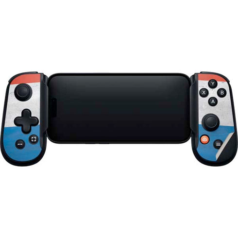 Netherlands Flag Distressed Backbone One for iPhone Game Controller Skin