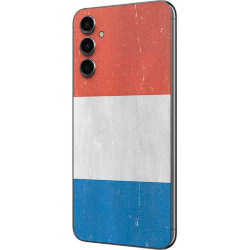 Netherlands Flag Distressed Galaxy A14 5G Skin