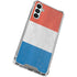 Netherlands Flag Distressed Galaxy A15 5G Clear Case
