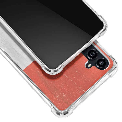 Netherlands Flag Distressed Galaxy A54 5G Clear Case