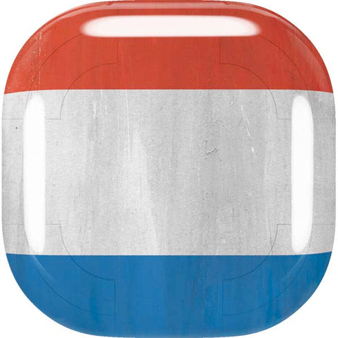 Netherlands Flag Distressed Galaxy Buds Live Skin