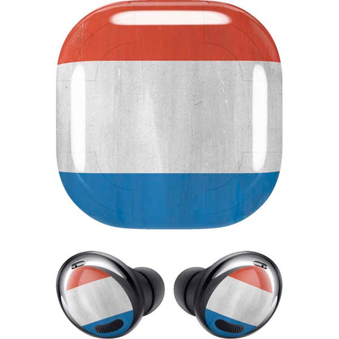 Netherlands Flag Distressed Galaxy Buds Pro Skin