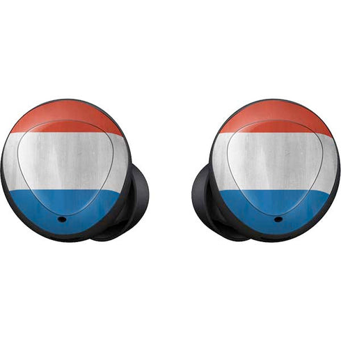 Netherlands Flag Distressed Galaxy Buds Skin