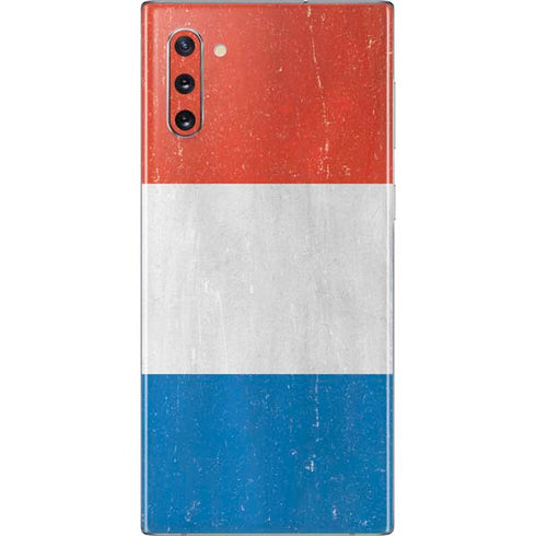 Netherlands Flag Distressed Galaxy Note 10 Skin