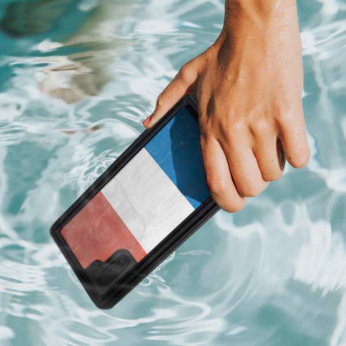 Netherlands Flag Distressed Galaxy Note 10 Waterproof Case