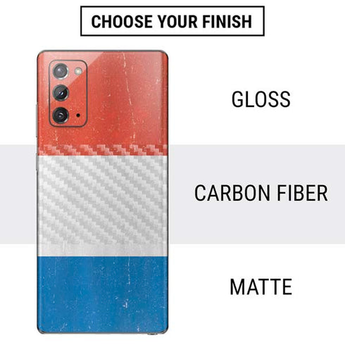 Netherlands Flag Distressed Galaxy Note20 5G Skin