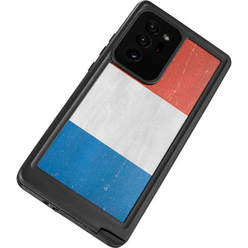 Netherlands Flag Distressed Galaxy Note20 Ultra 5G Waterproof Case