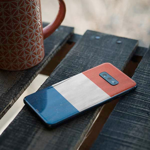 Netherlands Flag Distressed Galaxy S10e Skin