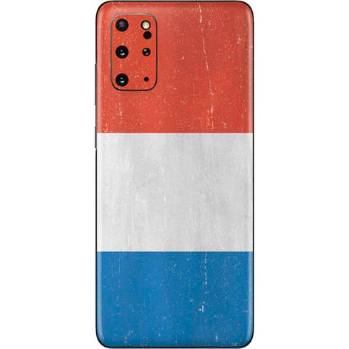 Netherlands Flag Distressed Galaxy S20 Plus Skin