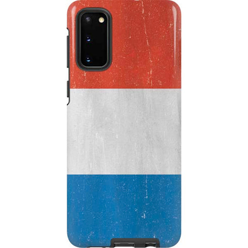 Netherlands Flag Distressed Galaxy S20 Pro Case
