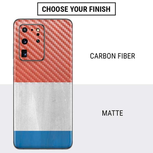 Netherlands Flag Distressed Galaxy S20 Ultra 5G Skin