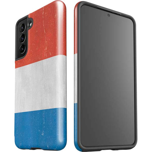 Netherlands Flag Distressed Galaxy S21 5G Pro Case