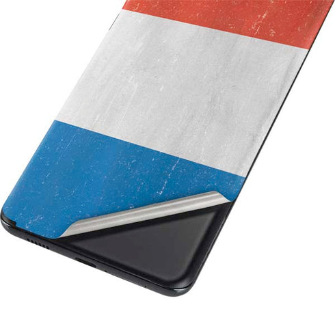 Netherlands Flag Distressed Galaxy S21 5G Skin