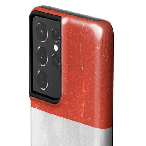 Netherlands Flag Distressed Galaxy S21 Ultra 5G Pro Case