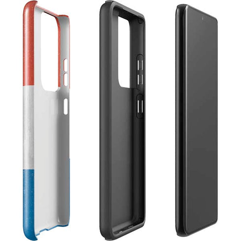 Netherlands Flag Distressed Galaxy S21 Ultra 5G Pro Case