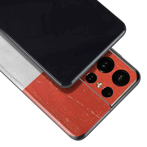 Netherlands Flag Distressed Galaxy S21 Ultra 5G Skin