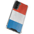 Netherlands Flag Distressed Galaxy S22 Plus Clear Case