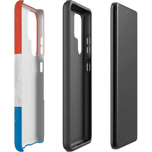 Netherlands Flag Distressed Galaxy S22 Ultra Pro Case