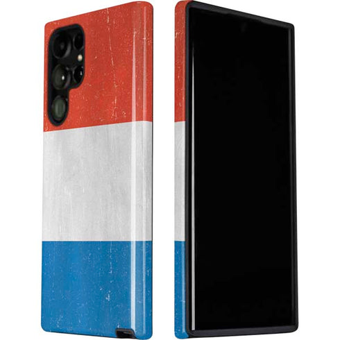 Netherlands Flag Distressed Galaxy S22 Ultra Pro Case