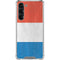 Netherlands Flag Distressed Galaxy S23 Plus Clear Case