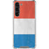 Netherlands Flag Distressed Galaxy S23 Plus Clear Case
