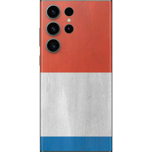 Netherlands Flag Distressed Galaxy S23 Ultra Skin