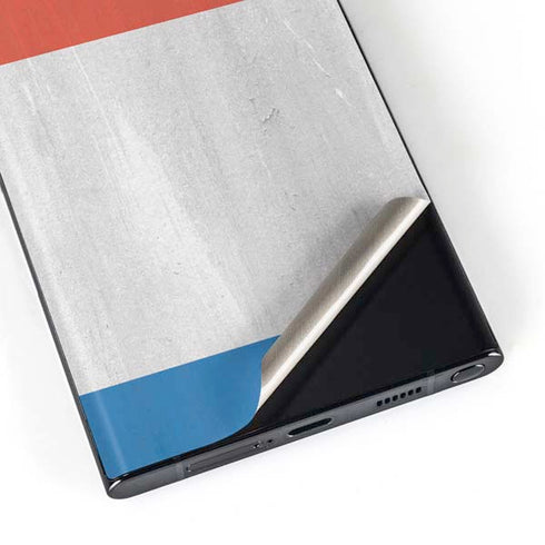 Netherlands Flag Distressed Galaxy S23 Ultra Skin