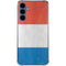 Netherlands Flag Distressed Galaxy S24 Clear Case