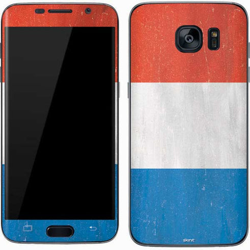 Netherlands Flag Distressed Galaxy S7 Skin