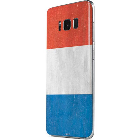 Netherlands Flag Distressed Galaxy S8 Skin