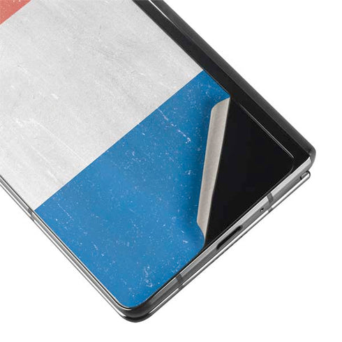 Netherlands Flag Distressed Galaxy Z Fold2 5G Skin