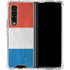 Netherlands Flag Distressed Galaxy Z Fold4 5G Clear Case