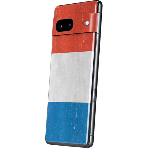 Netherlands Flag Distressed Google Pixel 7 Skin