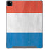 Netherlands Flag Distressed iPad Pro 12.9in (2020) Clear Case